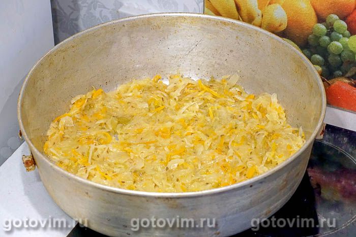 Фотографии рецепта Картофельная запеканка с мясом и квашеной капустой, 04 Картофельная запеканка с мясом и квашеной капустой, Шаг 04