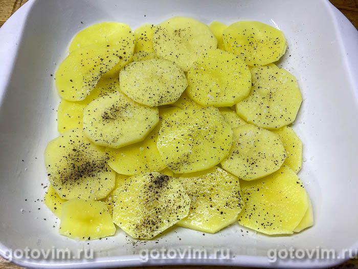 Фотографии рецепта Картофельная запеканка с мясом кролика под сырной корочкой, 01 Картофельная запеканка с мясом кролика под сырной корочкой, Шаг 01