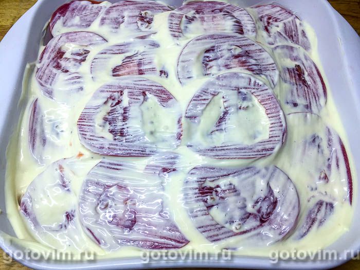 Фотографии рецепта Картофельная запеканка с мясом кролика под сырной корочкой, 06 Картофельная запеканка с мясом кролика под сырной корочкой, Шаг 06