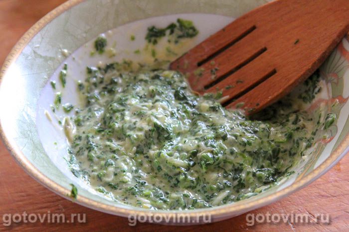 Фотографии рецепта Запеканка со шпинатом, 06 Запеканка со шпинатом, Шаг 06