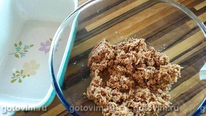 Фотографии рецепта Запеканка с тунцом и яйцом, 02 Запеканка с тунцом и яйцом, Шаг 02