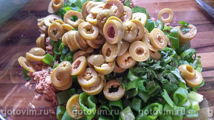 Фотографии рецепта Запеканка с тунцом и яйцом, 03 Запеканка с тунцом и яйцом, Шаг 03