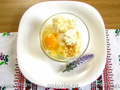 Фотографии рецепта Творожно-кукурузная запеканка с курагой и сыром, 06 Творожно-кукурузная запеканка с курагой и сыром, Шаг 06