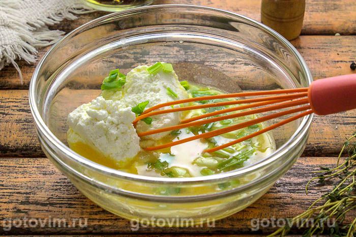 Фотографии рецепта Запеканка с курицей, тыквой и творогом, 04 Запеканка с курицей, тыквой и творогом, Шаг 04