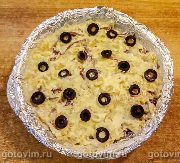 Фотографии рецепта Запеканка из языка с сыром, 03 Запеканка из языка с сыром, Шаг 03