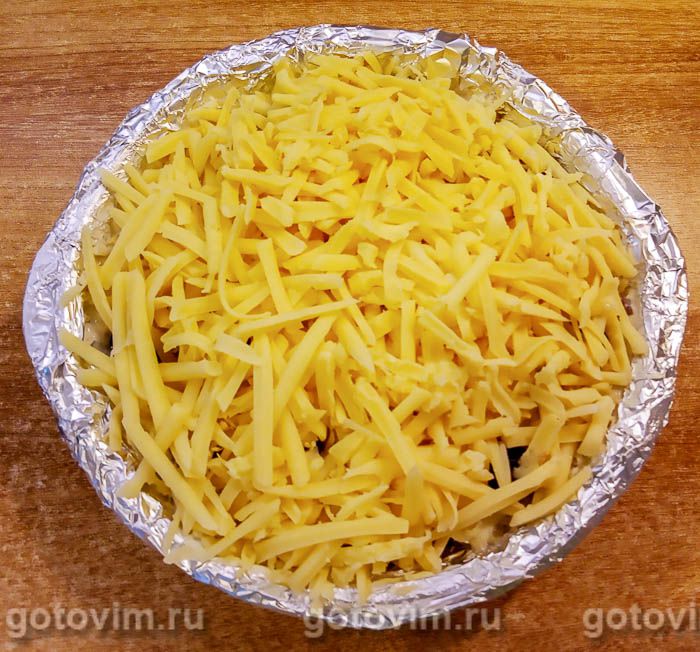 Фотографии рецепта Запеканка из языка с сыром, 04 Запеканка из языка с сыром, Шаг 04