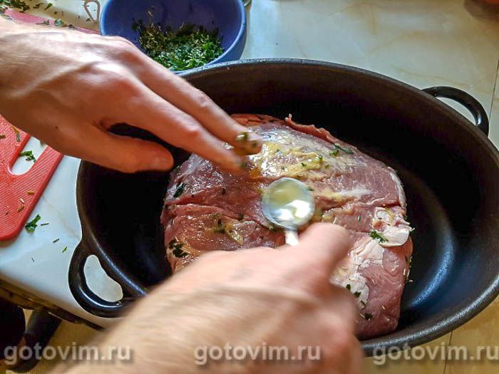 Фотографии рецепта Свиная шейка в духовке с соусом из розового перца, 02 Свиная шейка в духовке с соусом из розового перца, Шаг 02