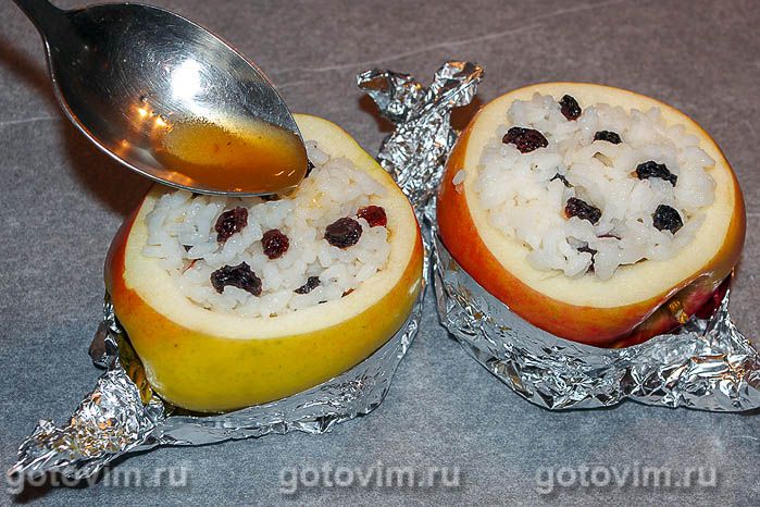 Фотографии рецепта Запеченные яблоки с рисом и изюмом, 01 Запеченные яблоки с рисом и изюмом, Шаг 01