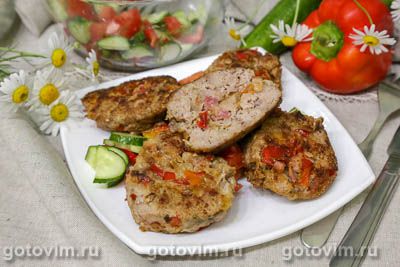 Фотография рецепта Мясные рулетики с начинкой в мультиварке Фотография рецепта Мясные рулетики с начинкой в мультиварке