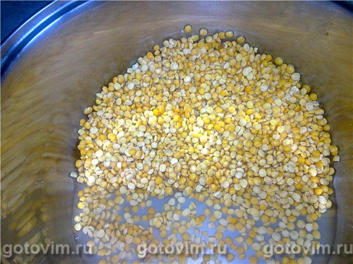 Фотографии рецепта Жареные пирожки с горохом, 01 Жареные пирожки с горохом, Шаг 01