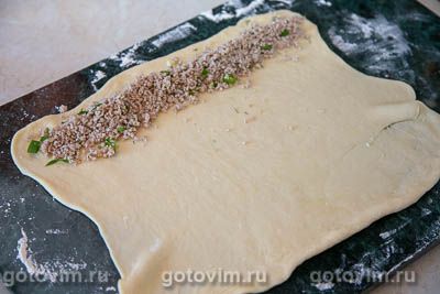 Фотографии рецепта Жареные пирожки с мясом, 06 Жареные пирожки с мясом, Шаг 06