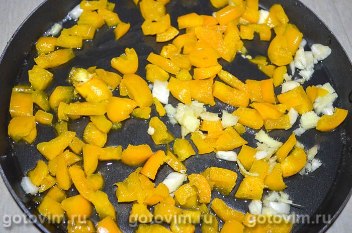 Фотографии рецепта Жареный рис с овощами и яйцом, 03 Жареный рис с овощами и яйцом, Шаг 03