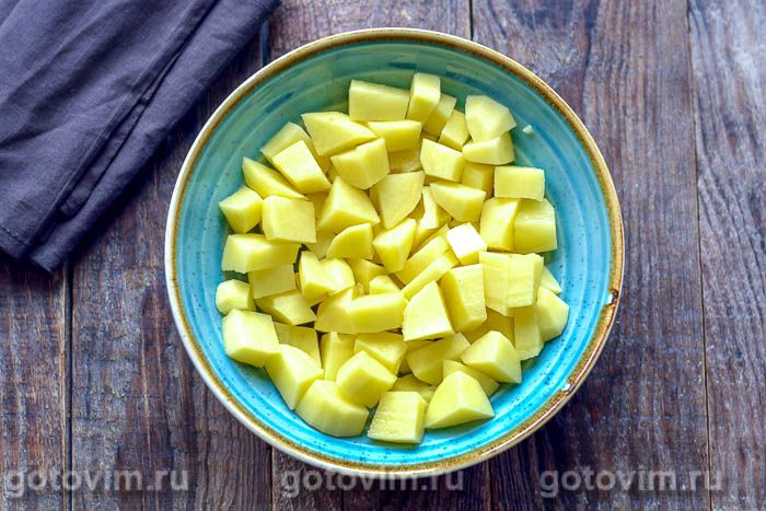 Фотографии рецепта Жаркое из говядины с картошкой и грибами, 05 Жаркое из говядины с картошкой и грибами, Шаг 05