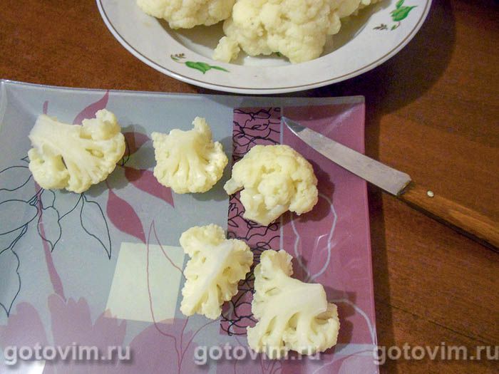 Фотографии рецепта Цветная капуста по-польски, 02 Цветная капуста по-польски, Шаг 02