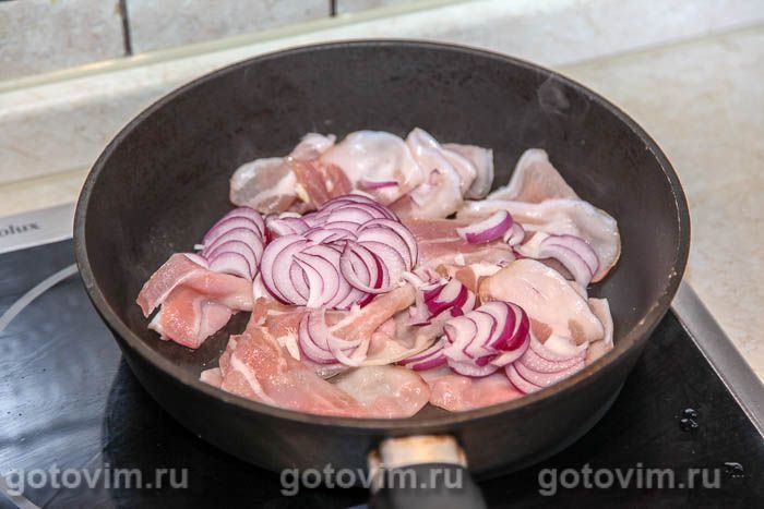 Фотографии рецепта Цветная капуста с беконом, 03 Цветная капуста с беконом, Шаг 03