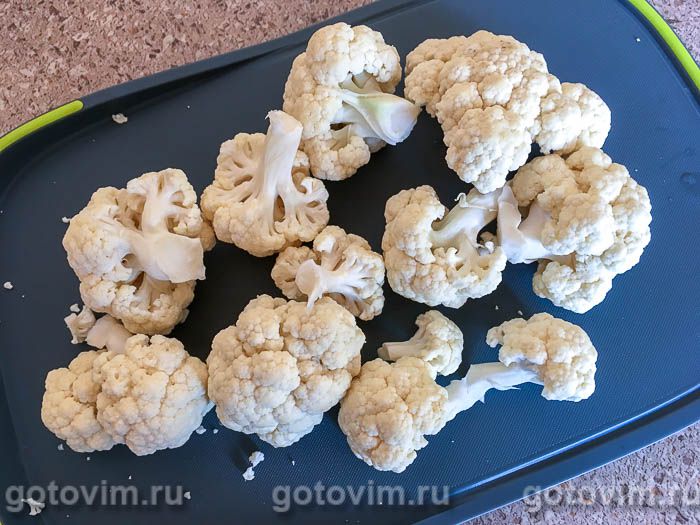 Фотографии рецепта Цветная капуста в духовке по-итальянски, 01 Цветная капуста в духовке по-итальянски, Шаг 01