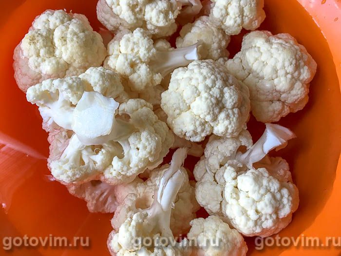 Фотографии рецепта Цветная капуста в духовке по-итальянски, 02 Цветная капуста в духовке по-итальянски, Шаг 02