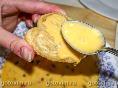 Берлинское печенье с маракуйей