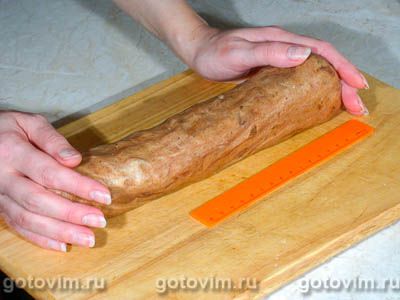 Рождественские бискотти с кусочками шоколада и изюмом