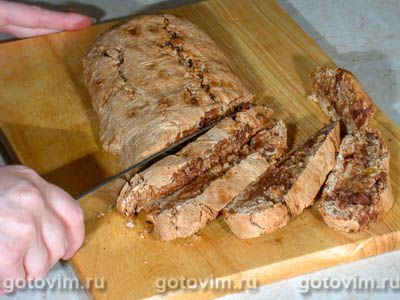 Рождественские бискотти с кусочками шоколада и изюмом Рождественские бискотти с кусочками шоколада и изюмом