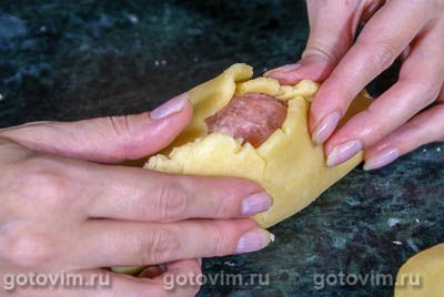 Биточки с сыром в тесте
