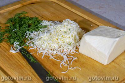 Блины с брынзой и зеленью Блины с брынзой и зеленью