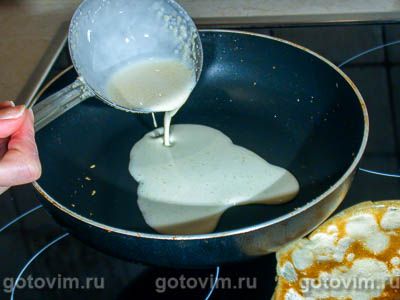 Блинчатый пирог с кремом Блинчатый пирог с кремом