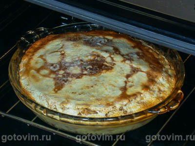 Блинчатый пирог с кремом Блинчатый пирог с кремом