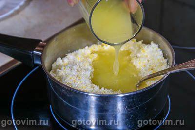 Блины с лимонным курдом