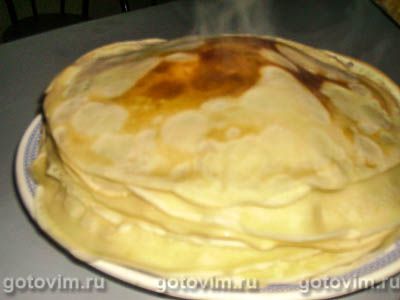 Блины с гречневой кашей Блины с гречневой кашей