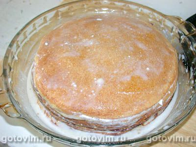 Блинчатый пирог с творожно ореховой начинкой Блинчатый пирог с творожно ореховой начинкой