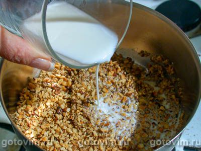 Блины с орехово шоколадной начинкой Блины с орехово шоколадной начинкой