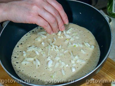 Овсяные блины с луком Овсяные блины с луком