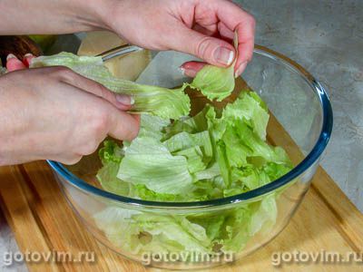 Салат цезарь