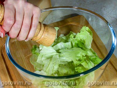 Салат цезарь