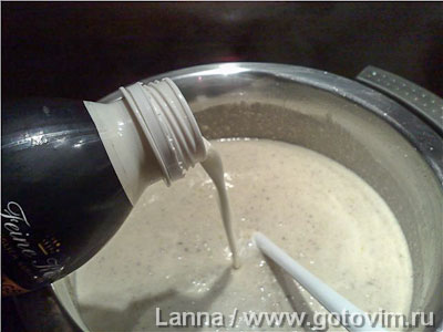 Сырный суп с луком пореем и мясным фаршем Сырный суп с луком пореем и мясным фаршем