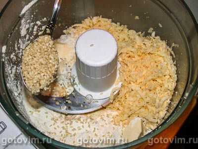Сырное печенье с кунжутом Сырное печенье с кунжутом