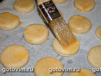 Сырное печенье с кунжутом