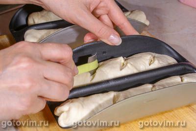 Чесночный багет (рецепт для хлебопечки) Чесночный багет (рецепт для хлебопечки)