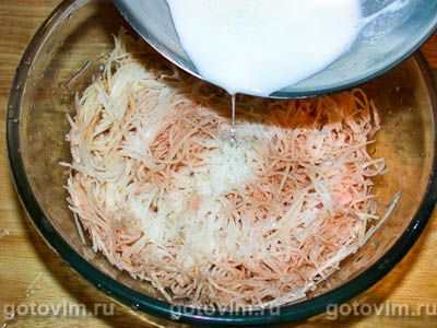 Картофельные блины с мясной начинкой Картофельные блины с мясной начинкой