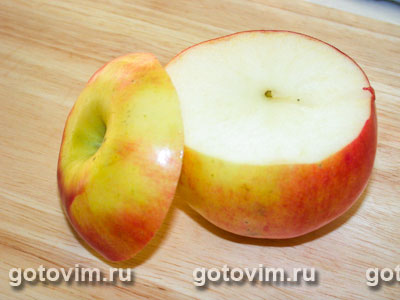 Фаршированные яблоки с творогом и орехами