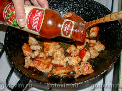 Стручковая фасоль с мясом Стручковая фасоль с мясом