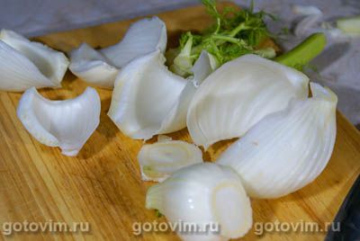 Фенхель, фаршированный курицей Фенхель, фаршированный курицей