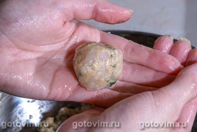 Фрикадельки с огуречным соусом Фрикадельки с огуречным соусом