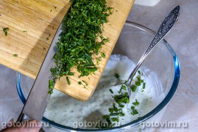 Фрикадельки с огуречным соусом Фрикадельки с огуречным соусом