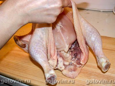 Галантин из курицы печеный Галантин из курицы печеный
