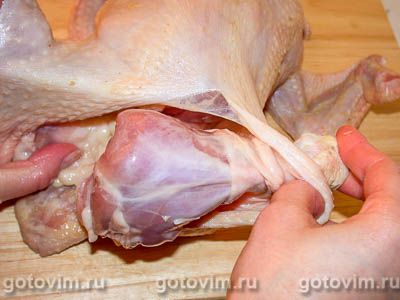 Галантин из курицы печеный Галантин из курицы печеный