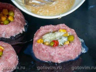 Мясные гнездышки