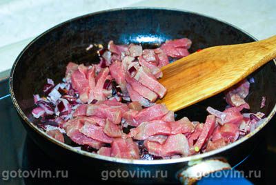 Макароны с говядиной и перцем Макароны с говядиной и перцем