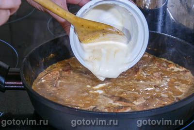 Говядина в чесночном соусе Говядина в чесночном соусе